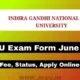 IGNOU Exam Form June 2024