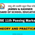 JKBOSE 11th Passing Marks 2024