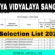 KVS Selection List 2024-25