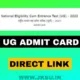 NEET UG Admit Card today