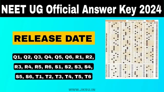 NEET UG Official Answer Key 2024