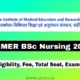 PGIMER BSc Nursing 2024: Form, Eligibility, Fee, Total Seat, Apply Online.