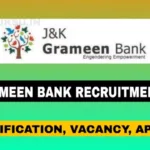 JK Grameen Bank Recruitment 2024