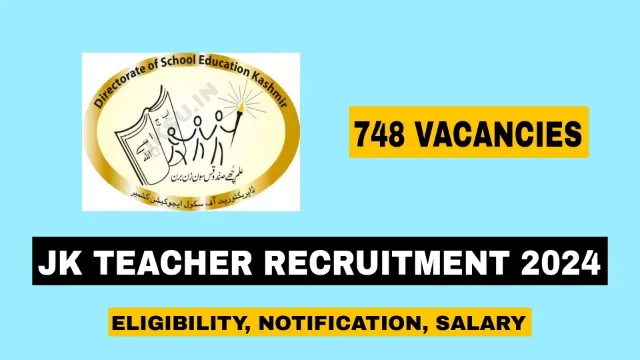 JK Teacher Recruitment 2024
