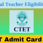 ctet Admit card 2024