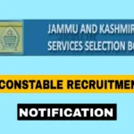 JKSSB Constable Recruitment 2024