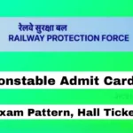 RPF Constable Admit Card 2024