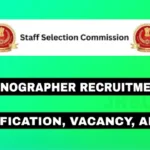 SSC Stenographer Recruitment 2024